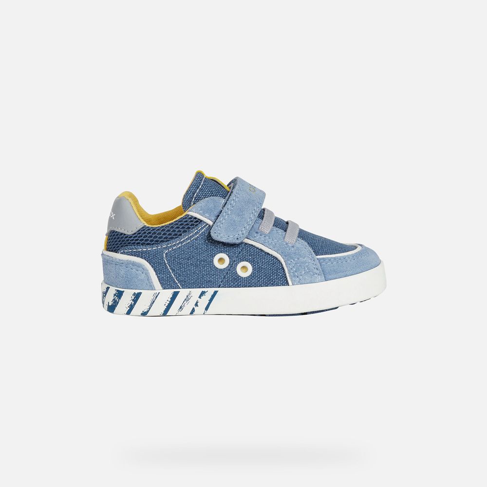 Basket Geox Kilwi Boy - Bleu - Bebe 186749-RQB